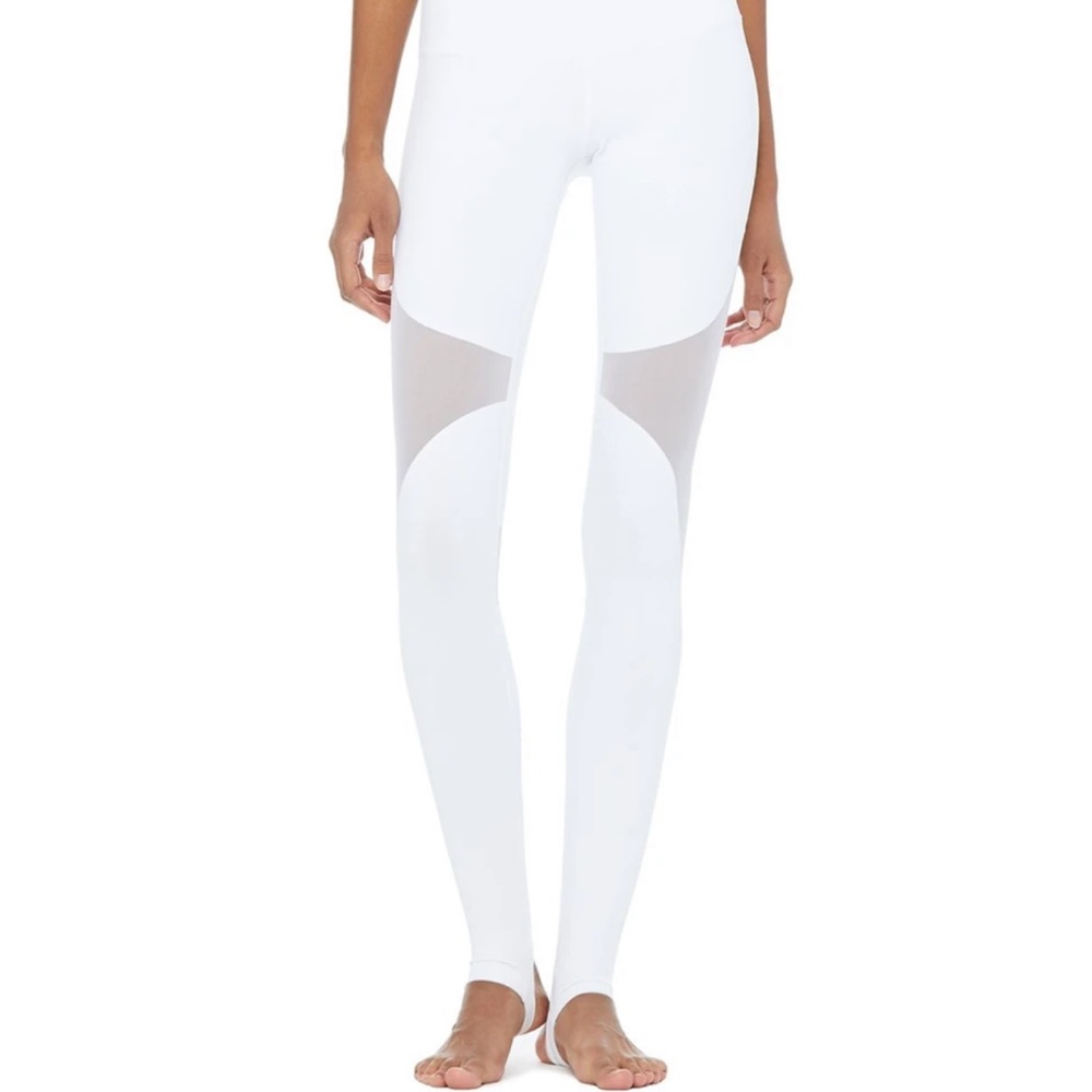 Alo yoga white coast leggings